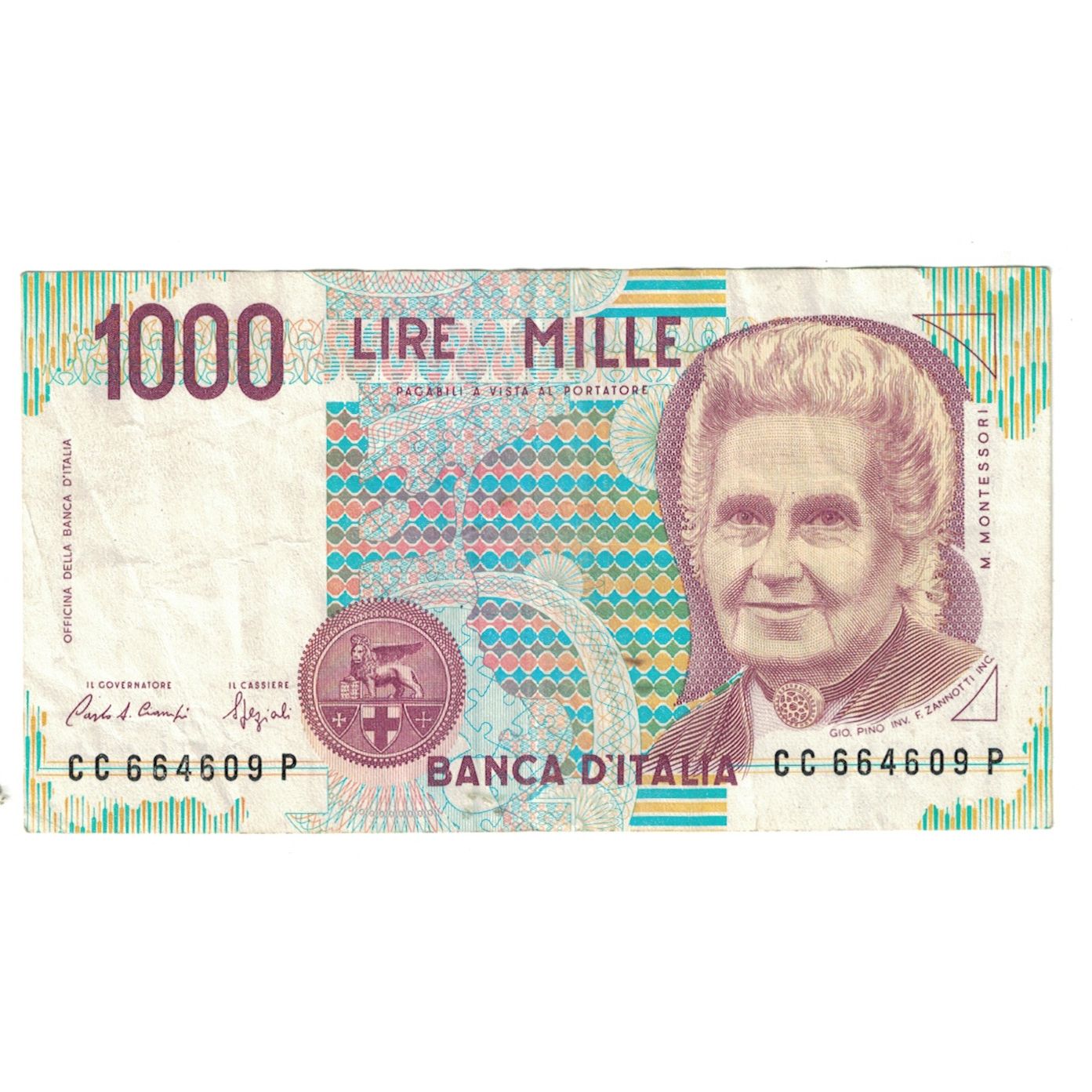 Banknote, Italy, 1000 Lire, 1990, 1990-10-03, KM:114a, EF(40-45)