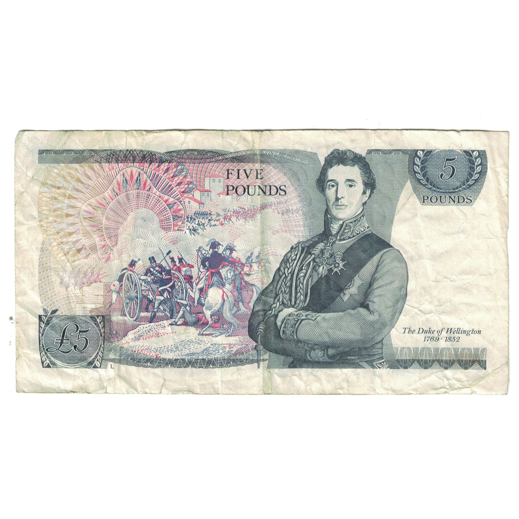 Banknote, Great Britain, 5 Pounds, KM:378c, VF(20-25)
