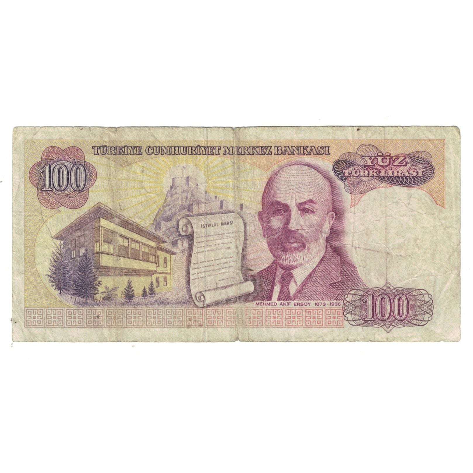 Banknote, Turkey, 100 Lira, 1970, KM:194a, VF(20-25)