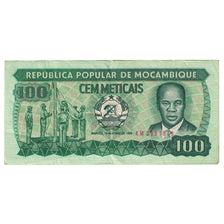 Biljet, Mozambique, 100 Meticais, 1983, 1983-06-16, KM:130a, TTB