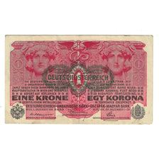Banknote, Hungary, 1 Korona, 1916, 1916-12-01, KM:10, VF(20-25)