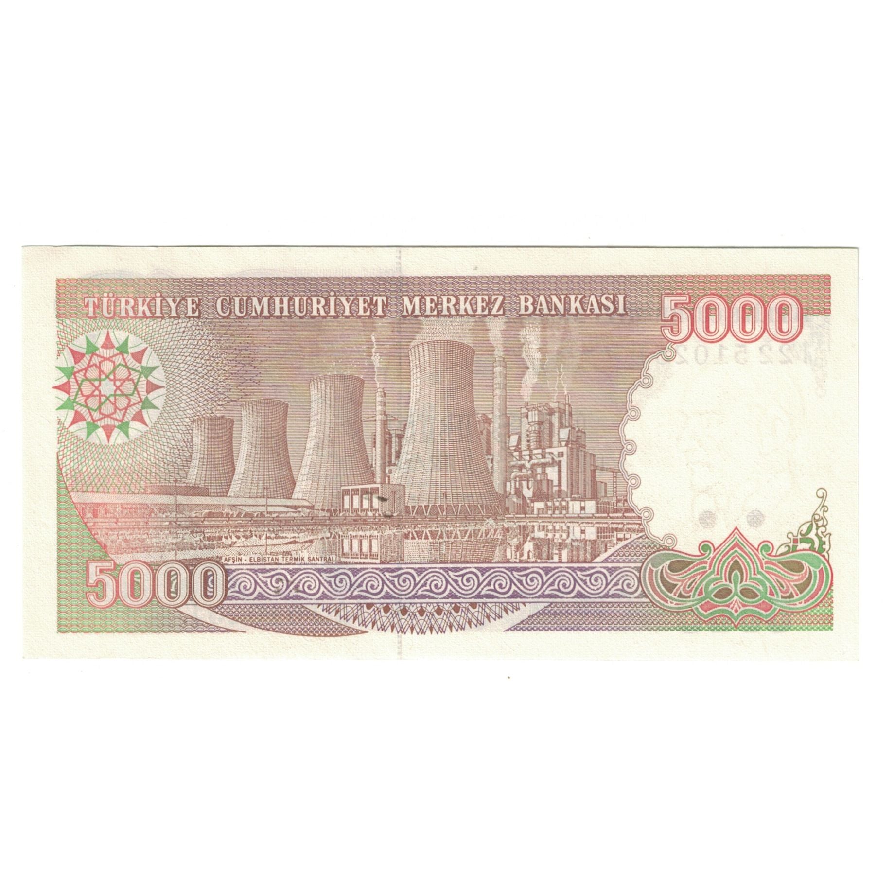 Banknot, Turcja, 5000 Lira, KM:197, UNC(65-70)