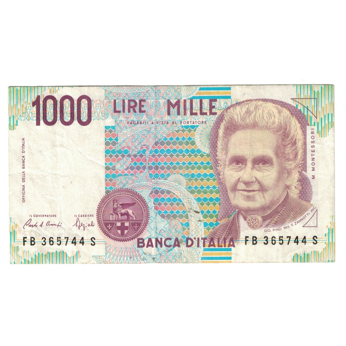 Banknote, Italy, 1000 Lire, 1990, 1990-10-03, KM:114a, EF(40-45)