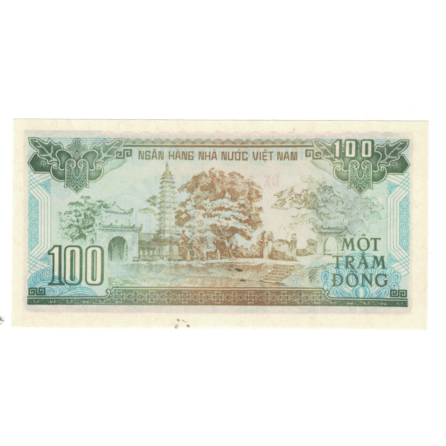 Banknote, Vietnam, 100 D<ox>ng, KM:105a, UNC(65-70)