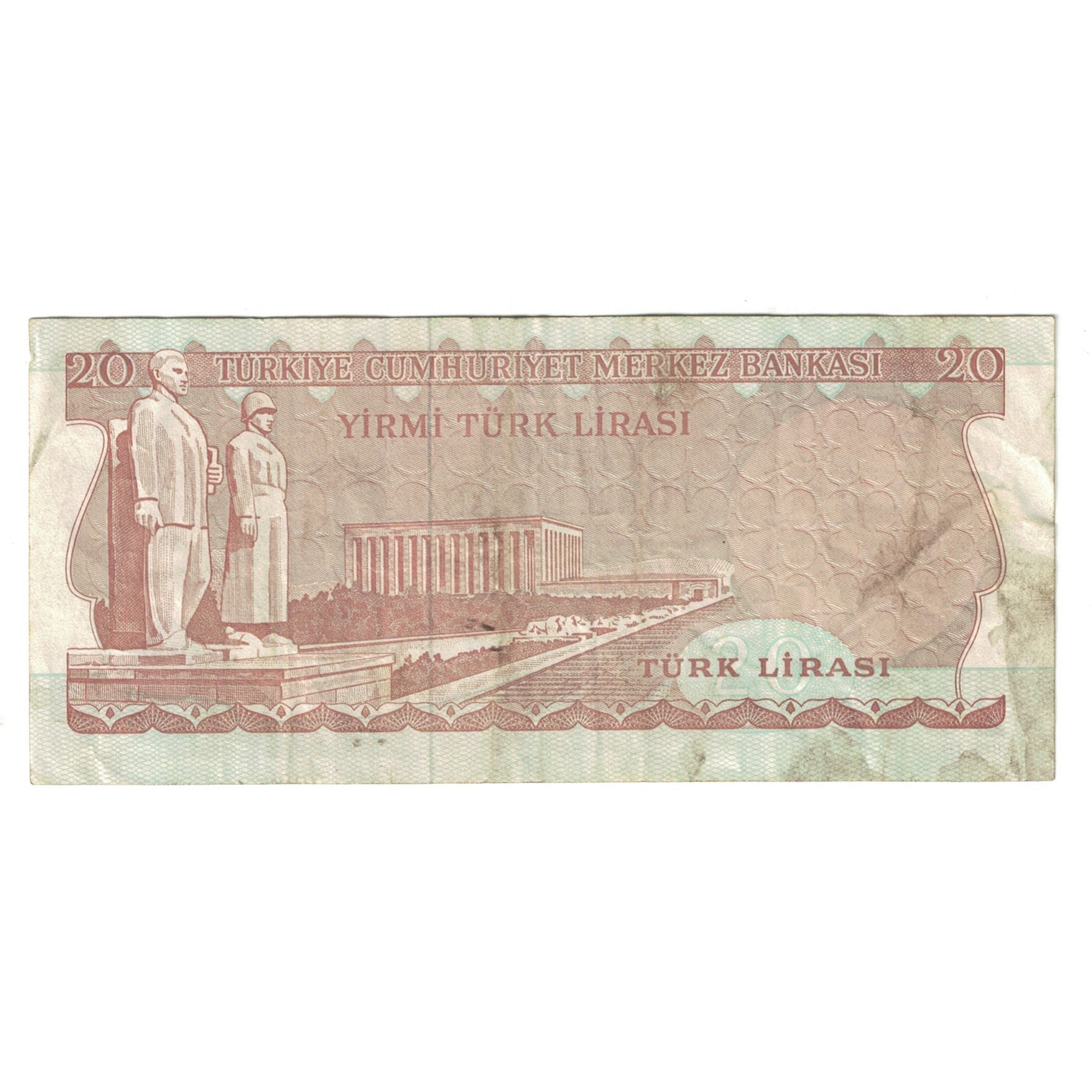 Banknote, Turkey, 20 Lira, 1970, 1970-01-14, KM:187b, VF(20-25)