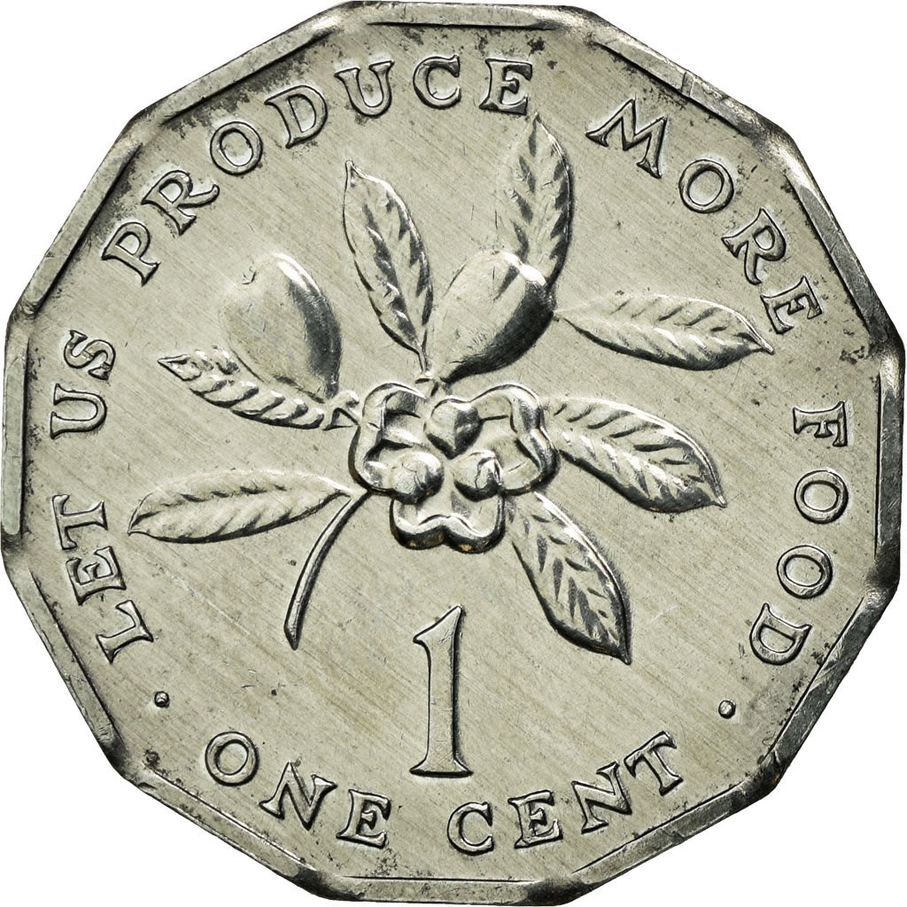 Coin, Jamaica, Elizabeth II, Cent, 1975, British Royal Mint, AU(55-58)