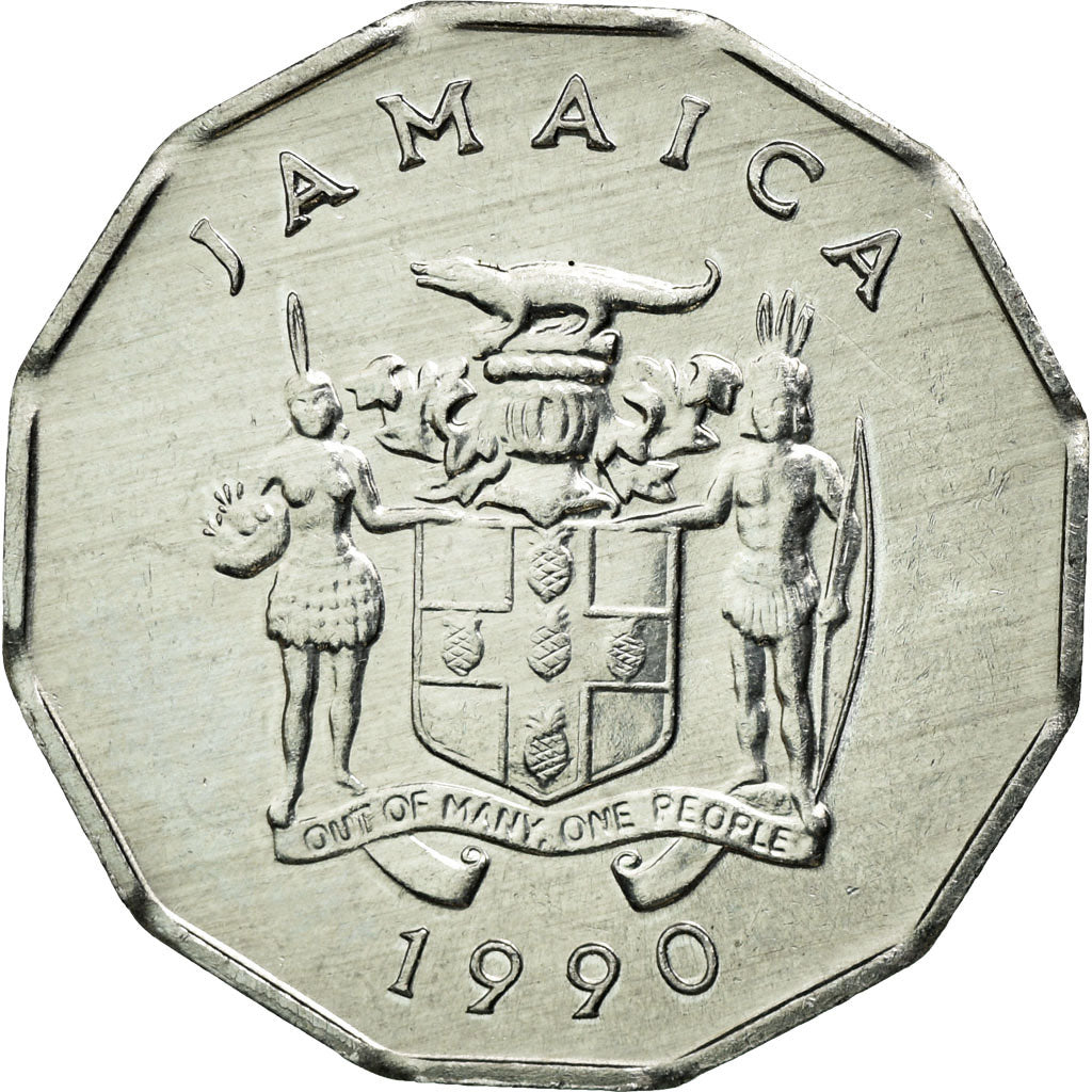 Coin, Jamaica, Elizabeth II, Cent, 1990, British Royal Mint, MS(60-62)
