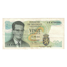 Banknote, Belgium, 20 Francs, 1964, 1964-06-15, KM:138, EF(40-45)