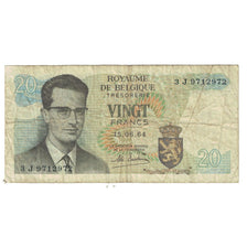 Banknote, Belgium, 20 Francs, 1964, 1964-06-15, KM:138, VF(20-25)