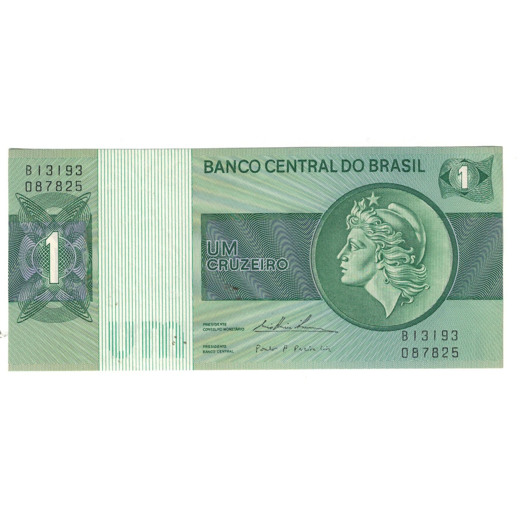 Banconote, Brasile, 1 Cruzeiro, KM:191Ac, FDS