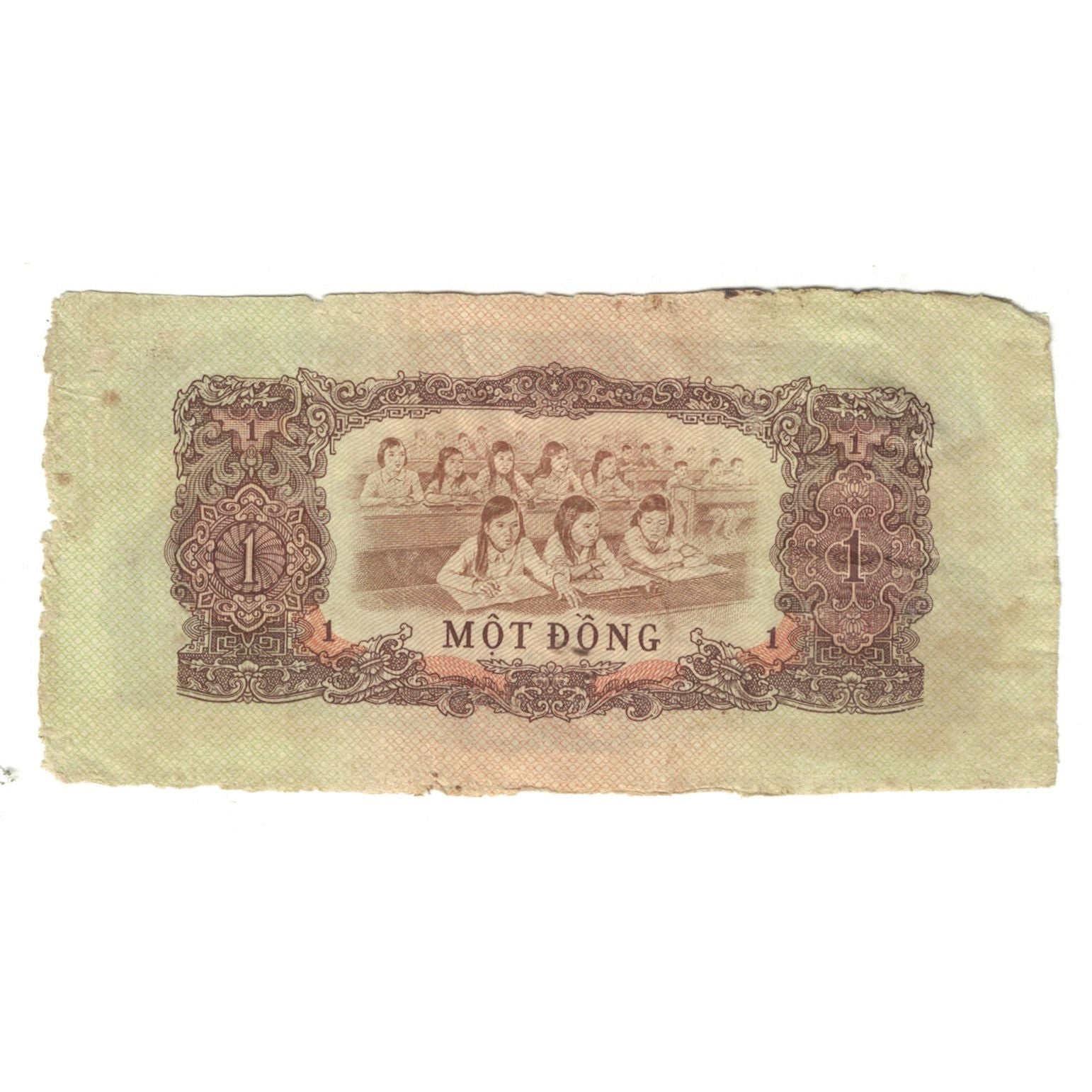 Billete, 1 Dông, Vietnam, BC