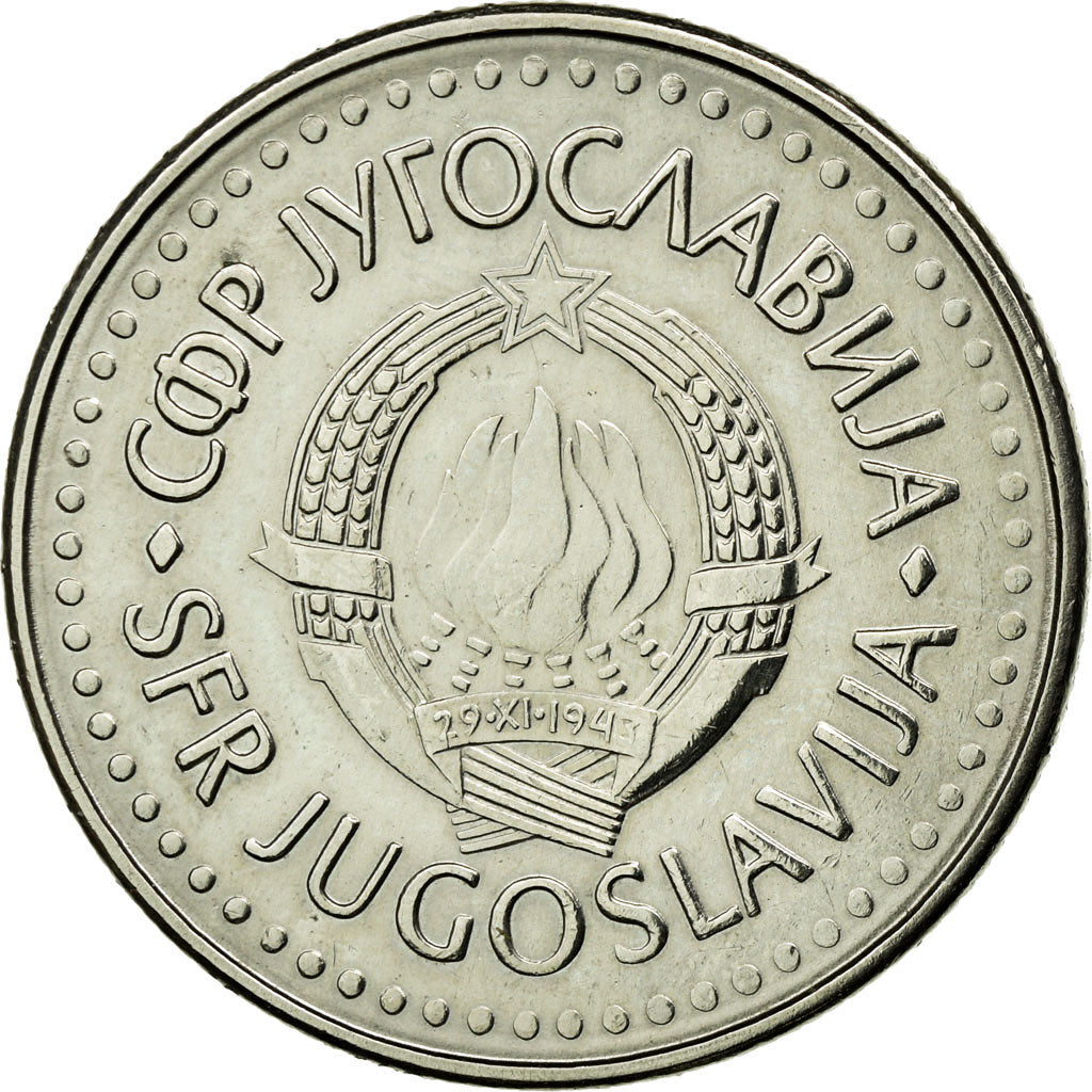 Moneta, Iugoslavia, 50 Dinara, 1985, BB, Rame-nichel-zinco, KM:113