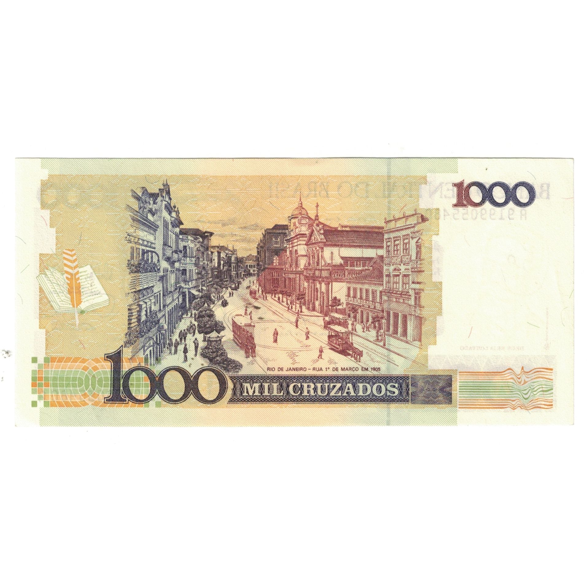 Banknote, Brazil, 1000 Cruzados, KM:213a, UNC(63)