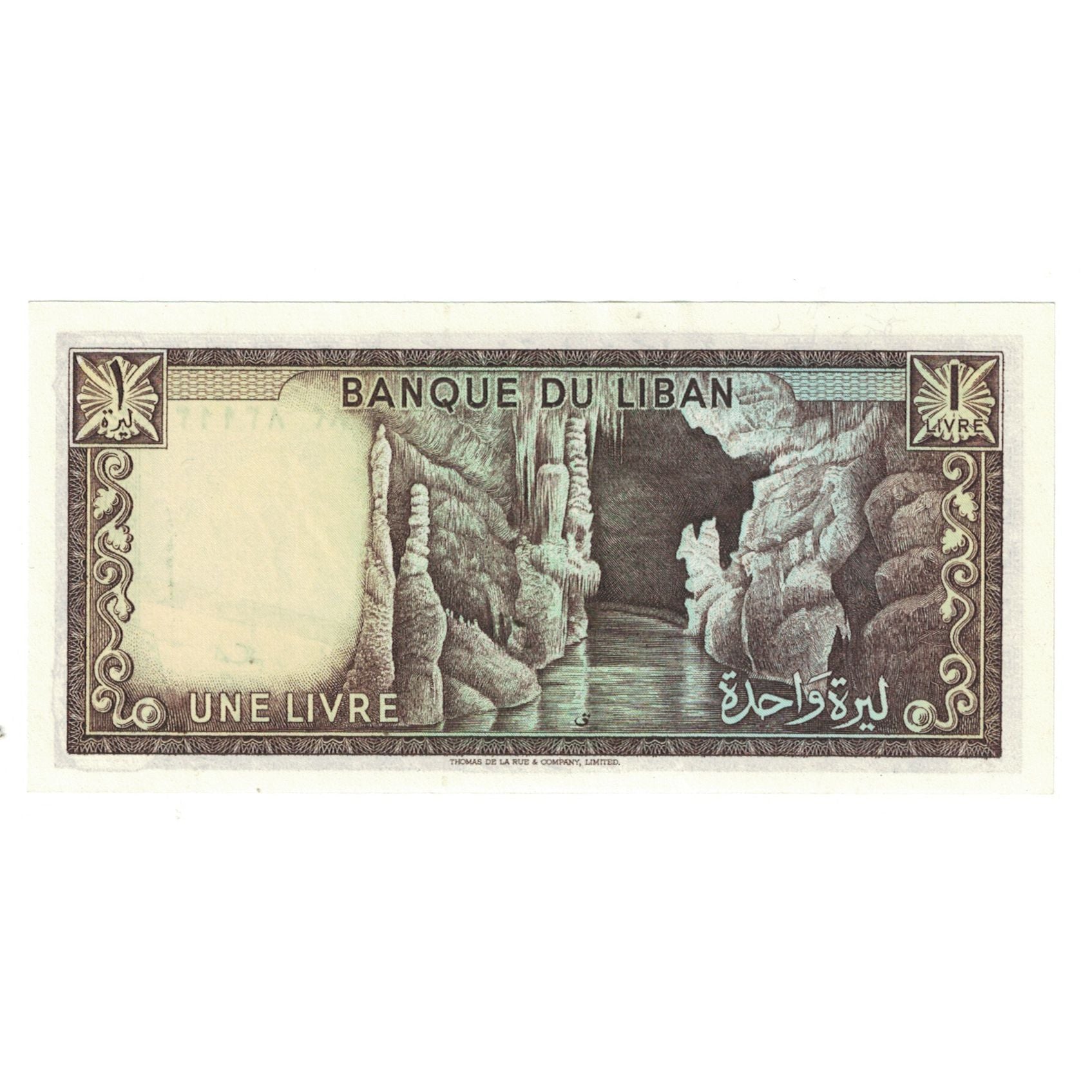 Geldschein, Lebanon, 1 Livre, 1978, KM:61c, UNZ