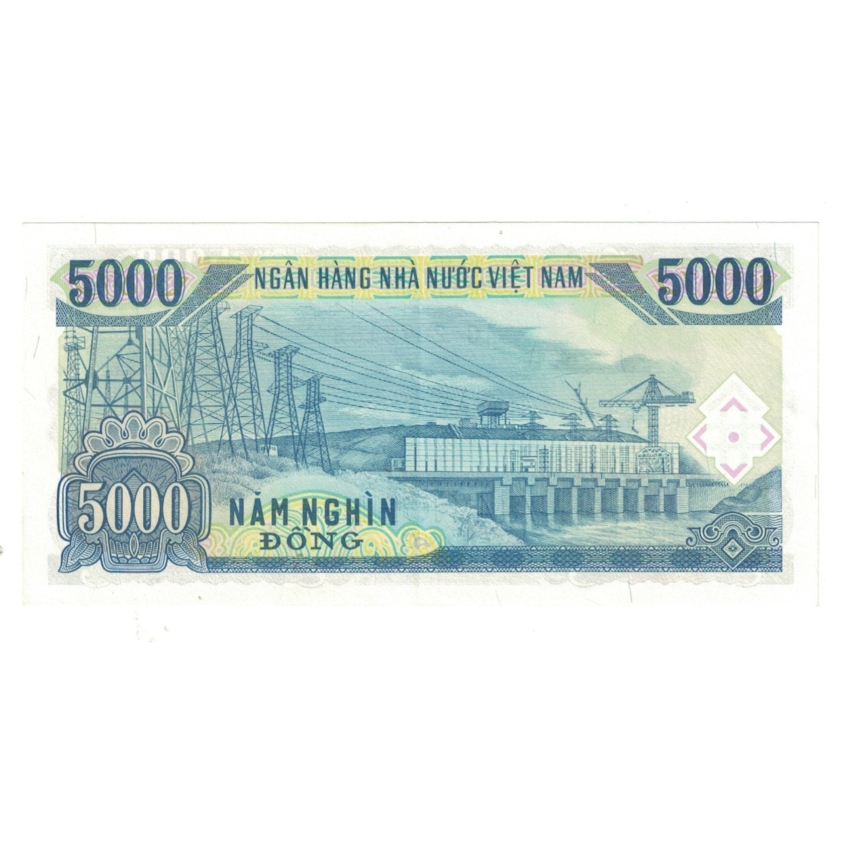 Banknote, Vietnam, 5000 D<ox>ng, KM:108a, UNC(65-70)