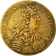 France, Token, Louis XIV, Bâtiments du roi, Brass, VF(30-35), Feuardent:3022