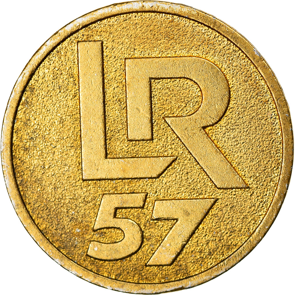 France, Jeton, Jeton de Caddie, LR57, Publicity, TTB, Laiton