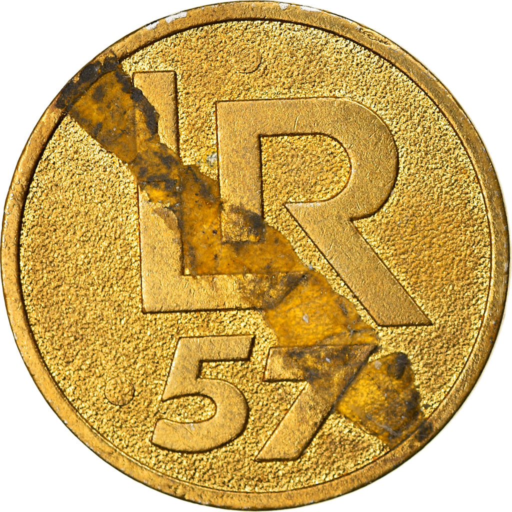 France, Jeton, Jeton de Caddie, LR57, Publicity, TTB, Laiton