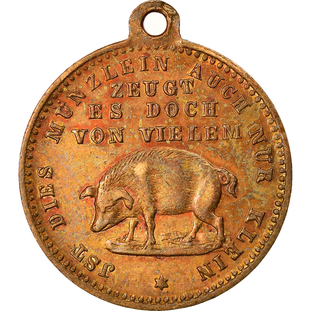 Germany, Medal, Spiele Münzlein, AU(55-58), Copper
