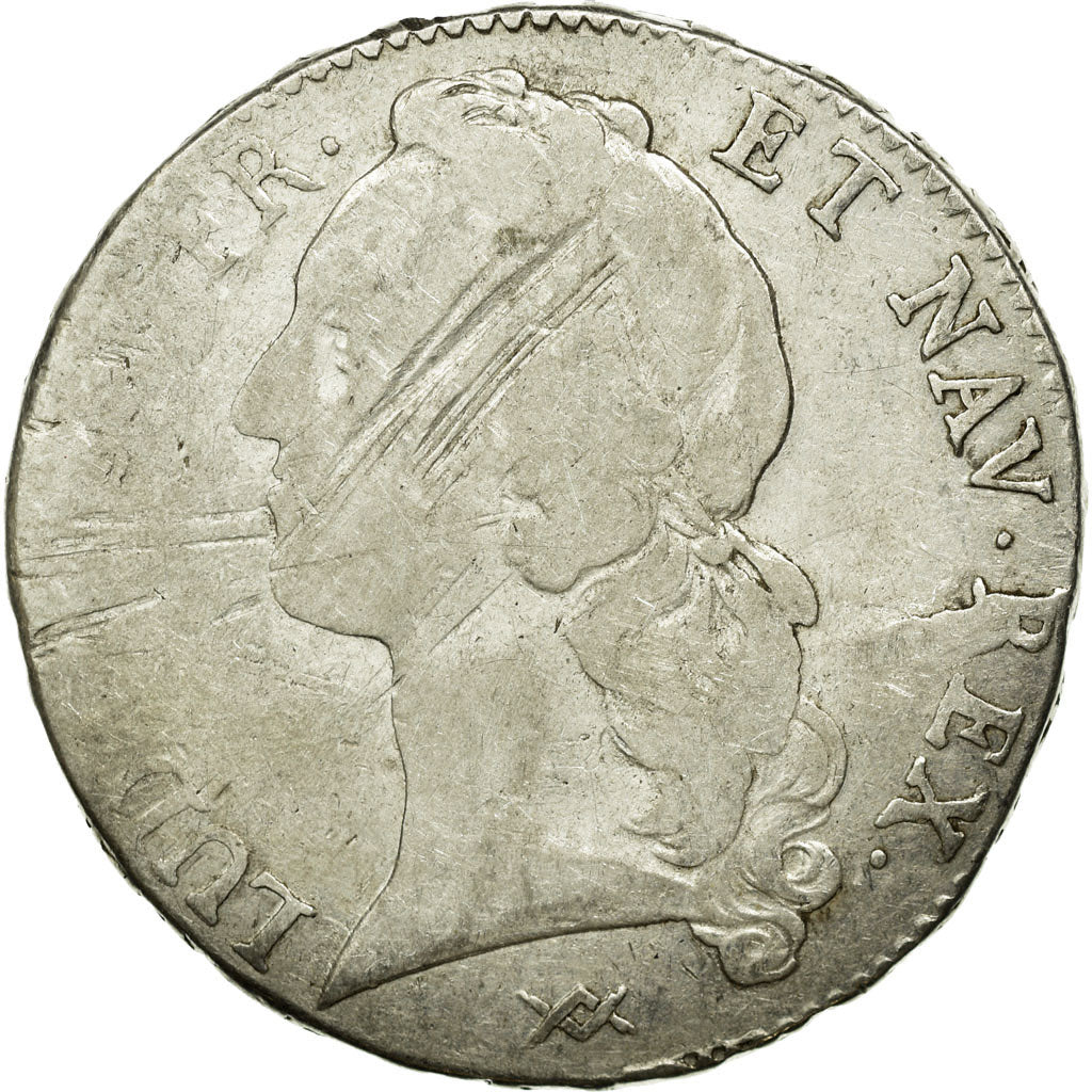 Moneda, Francia, Louis XV, Écu au bandeau, Ecu, 1757, Bordeaux, BC, Plata