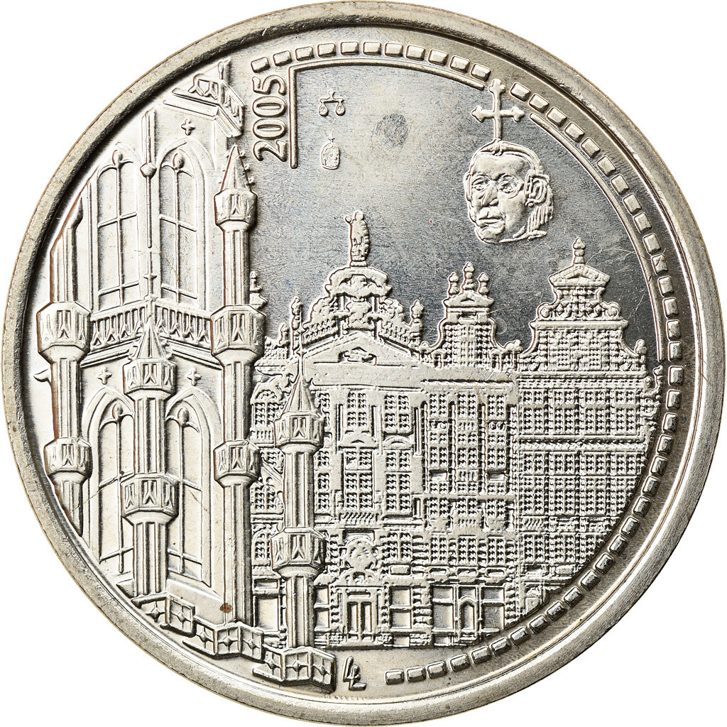Belgia, Token, Patrimoine Mondial, Sztuka i Kultura, 2005, MS(63), Miedź-Nikiel