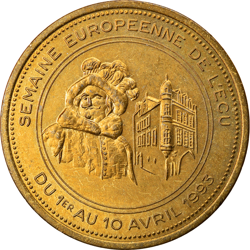 France, Ecu, Euro des Villes, 1993, Bergerac, SUP