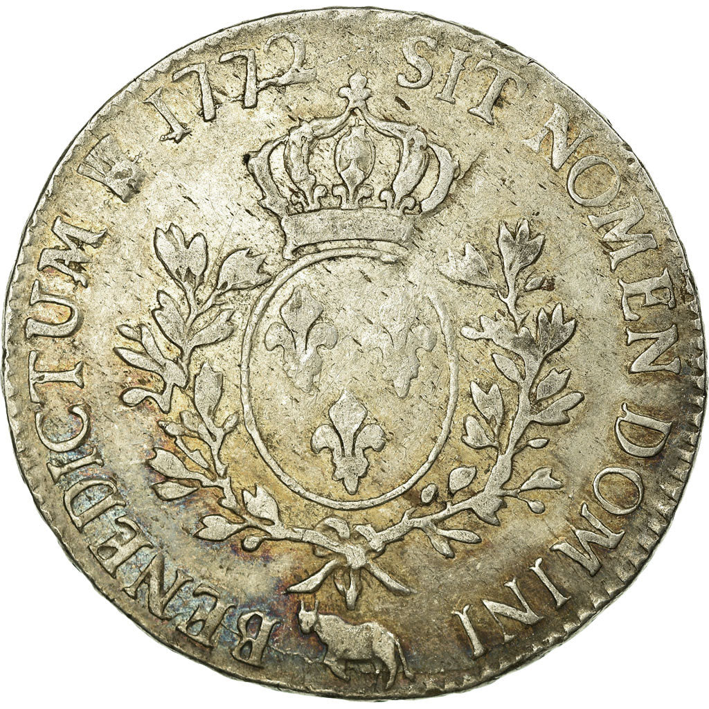 Coin, France, Louis XV, Écu de Béarn à la vieille tête, Ecu, 1772, Pau