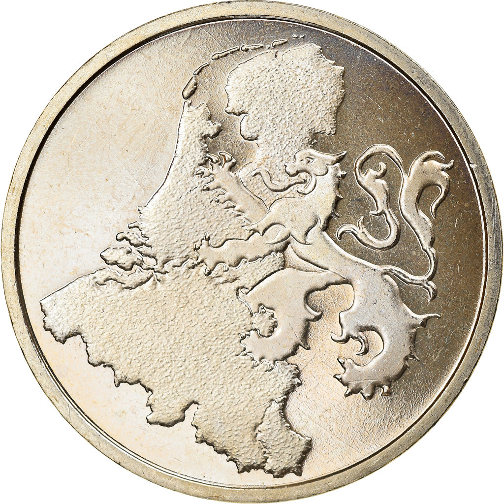 Belgium, Token, Benelux, Geography, 2009, MS(64), Cupro-nickel