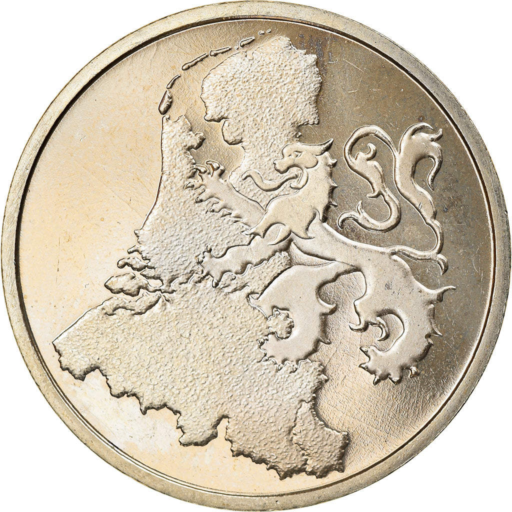 Belgium, Token, Benelux, Geography, 2009, MS(63), Cupro-nickel