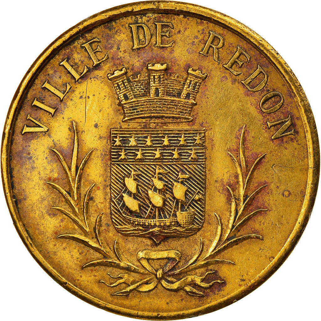 France, Token, Cavalcade, Société des Hauts Fourneaux de Redon, 1880