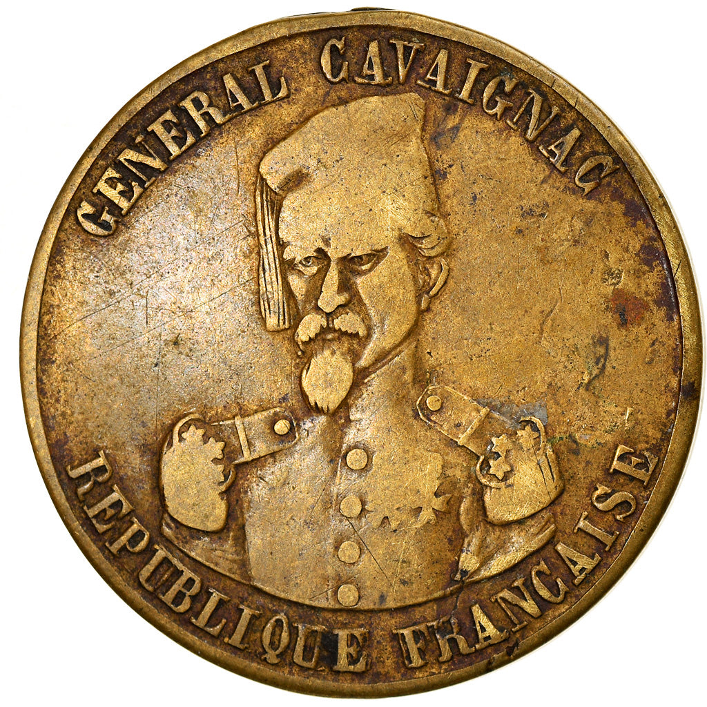 France, Jeton, French Second Republic, Général Cavaignac, Journées de Juin