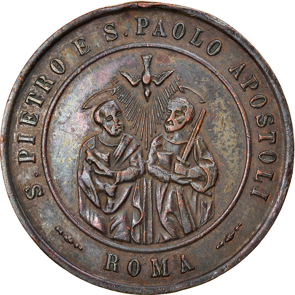 Vatican, Médaille, Le Pape Léon XIII, Rome, Religions & beliefs, TTB+, Cuivre