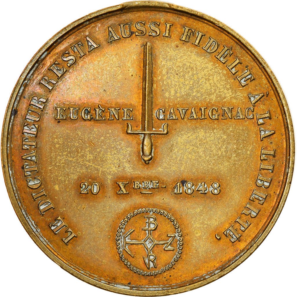 France, Token, Général Louis Eugène CAVAIGNAC, Chef du Pouvoir Exécutif -