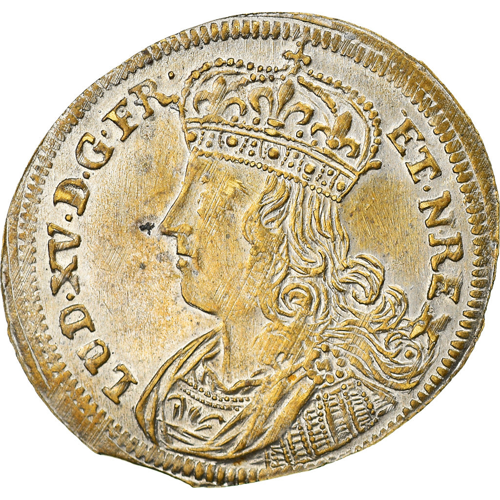 France, Token, Royal, Louis XV, Nuremberg, Ex Pace Ubertas, History, AU(50-53)