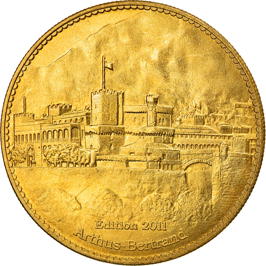 France, Token, Touristic token, Monaco - Palais Princier type 2, Arts & Culture