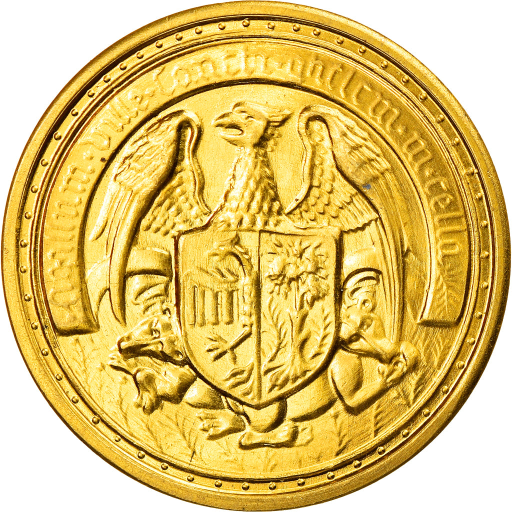France, Token, Saint Ghislain, 100 Pistoles, Religions & beliefs, 1984, MS(63)