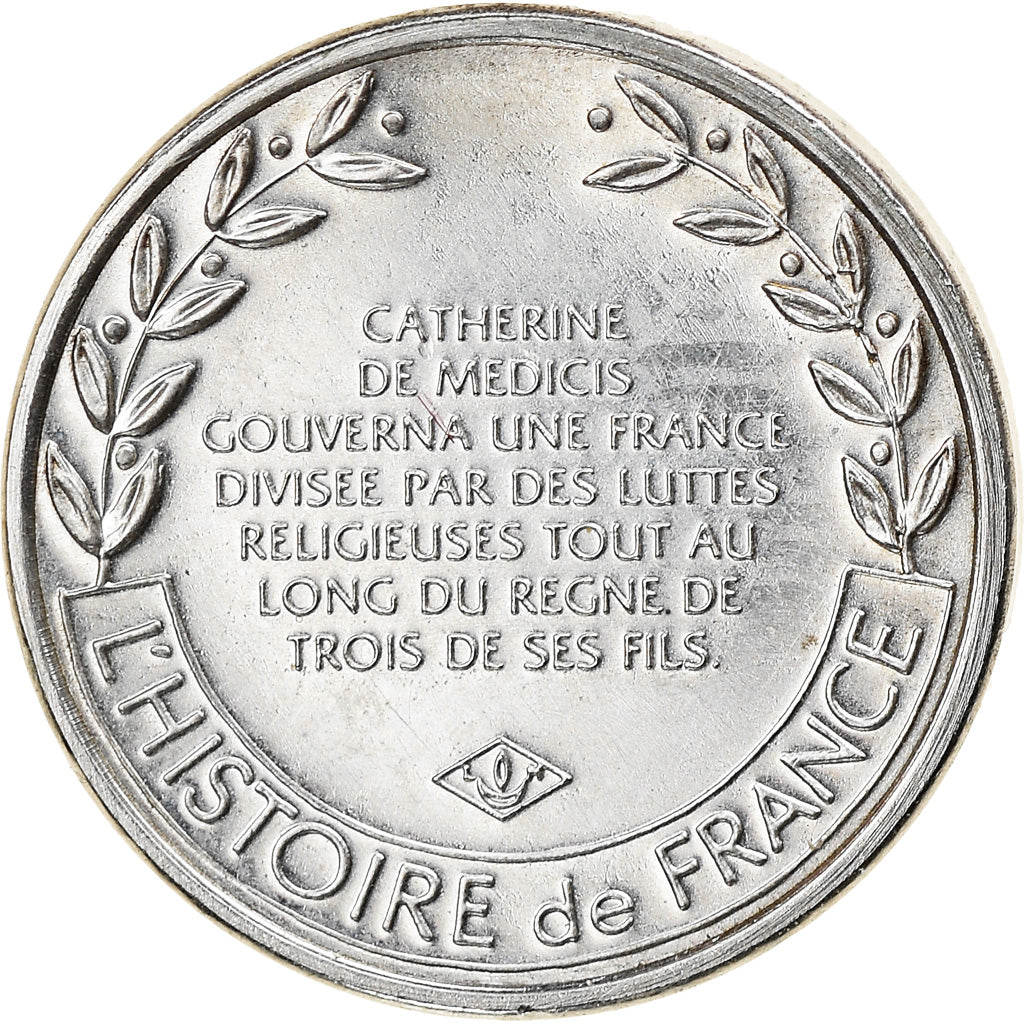 France, Medal, Catherine de Médicis, History, MS(63), Silver