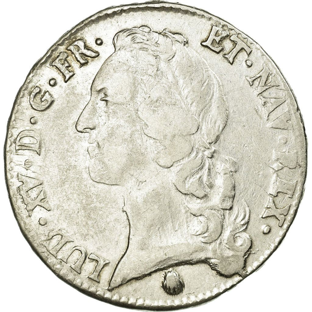 Coin, France, Louis XV, Écu au bandeau, Ecu, 1756, Perpignan, VF(30-35)