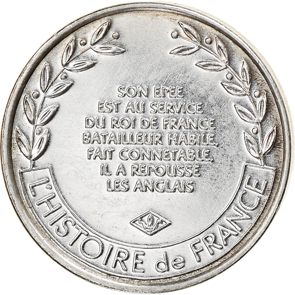 France, Médaille, Le Chevalier Bertrand Du Guesclin, History, SPL, Argent