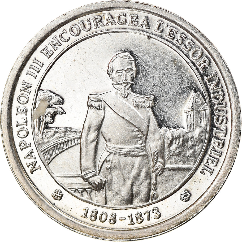 France, Medal, Napoléon III encouragea l'Essor Industriel, History, MS(63)