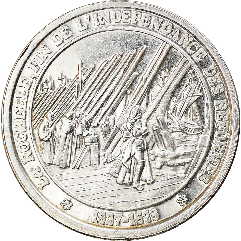 France, Medal, La Rochelle, Fin de l'Indépendance des Réformes, History
