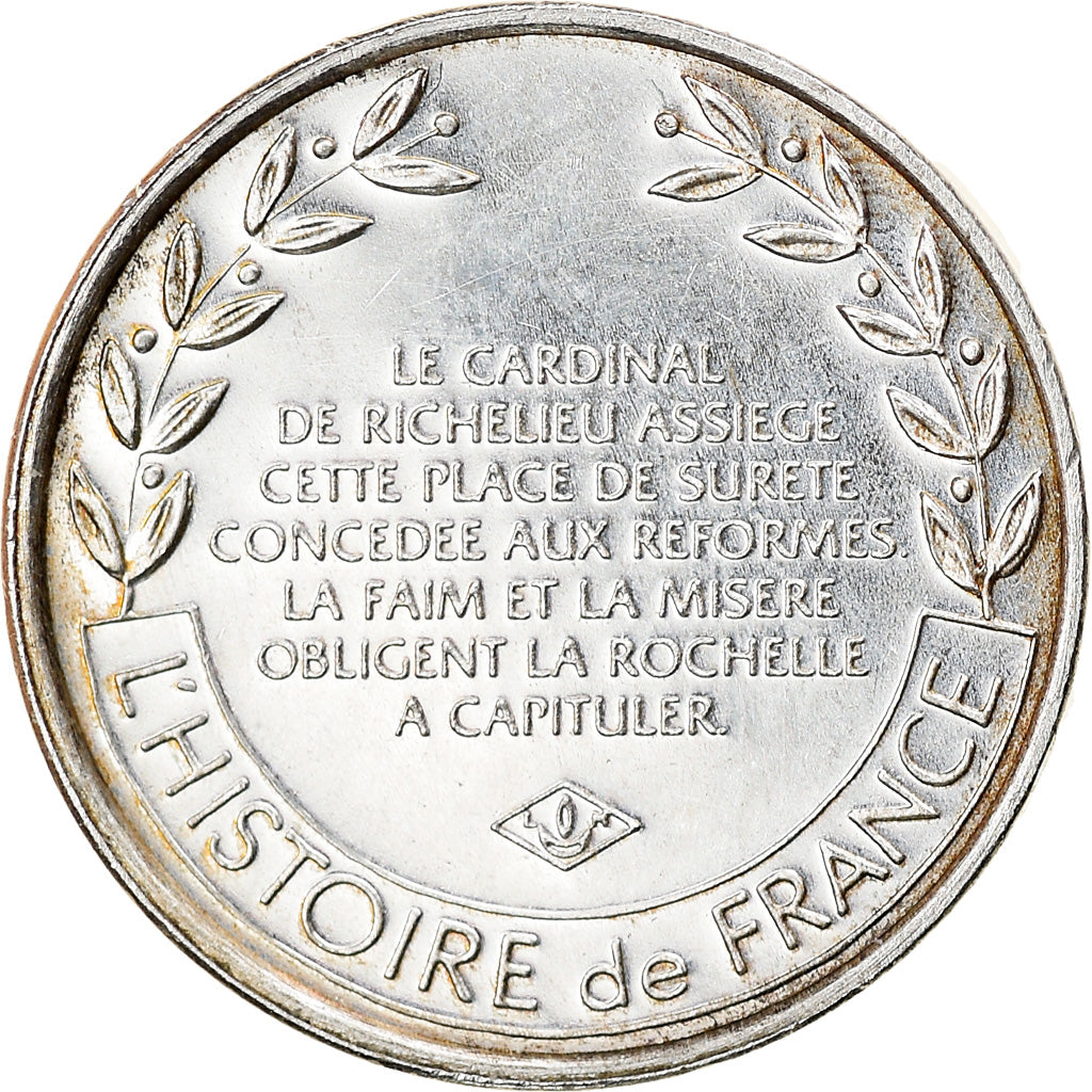 France, Medal, La Rochelle, Fin de l'Indépendance des Réformes, History