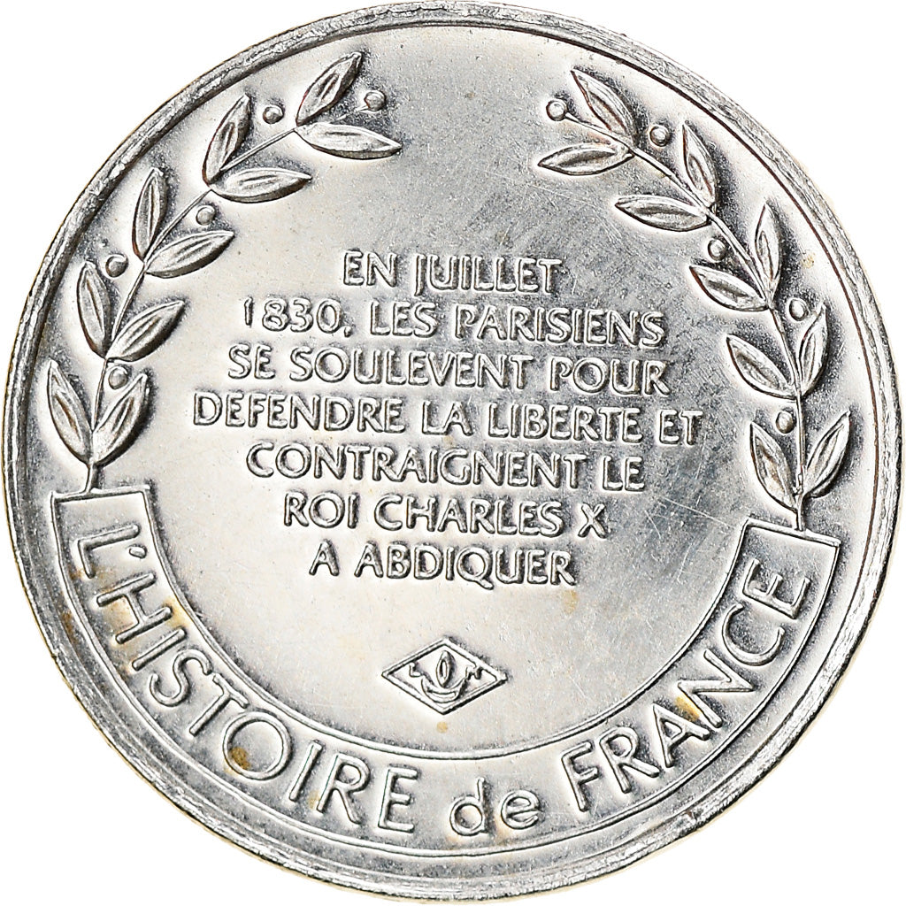 Francia, medaglia, Charles X, Naissance de la Monarchie Bourgeoise, History