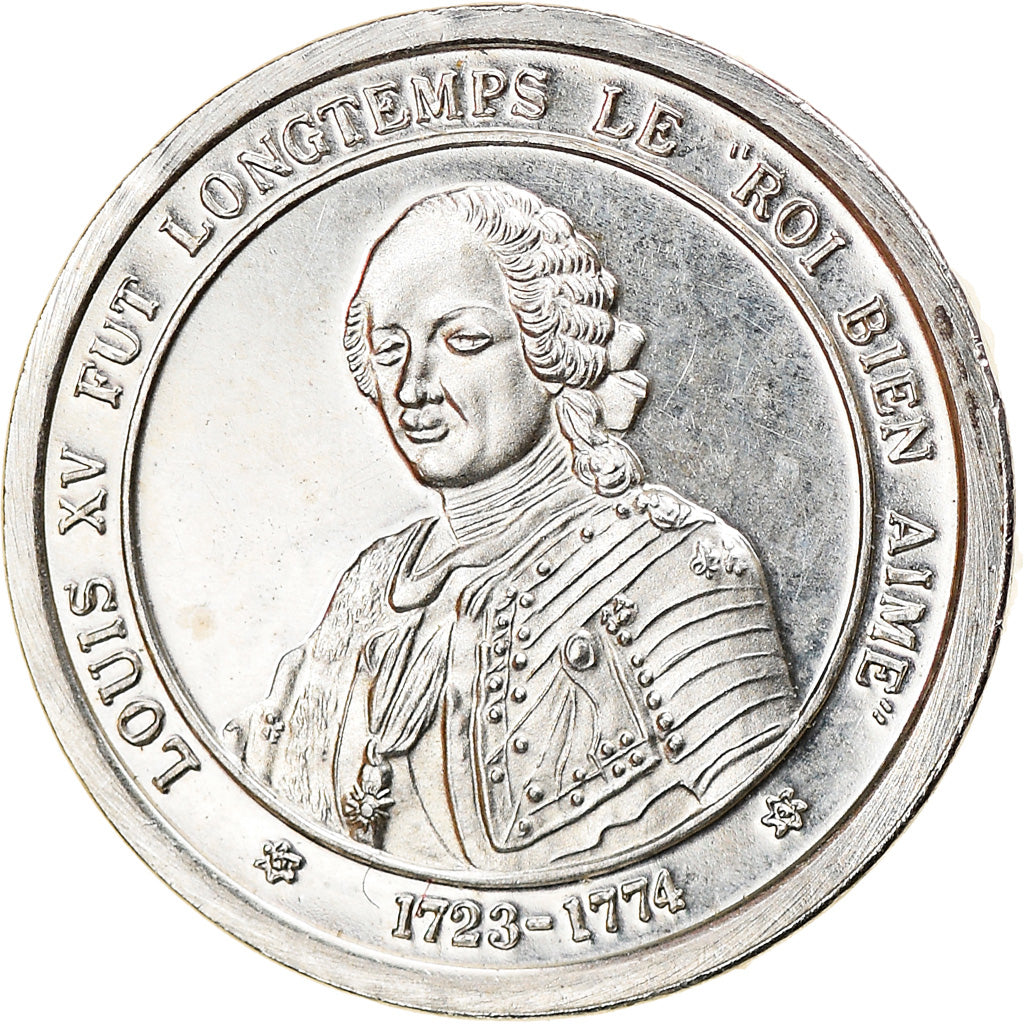 France, Medal, Louis XV, Dit Le Bien Aimé, History, MS(63), Silver