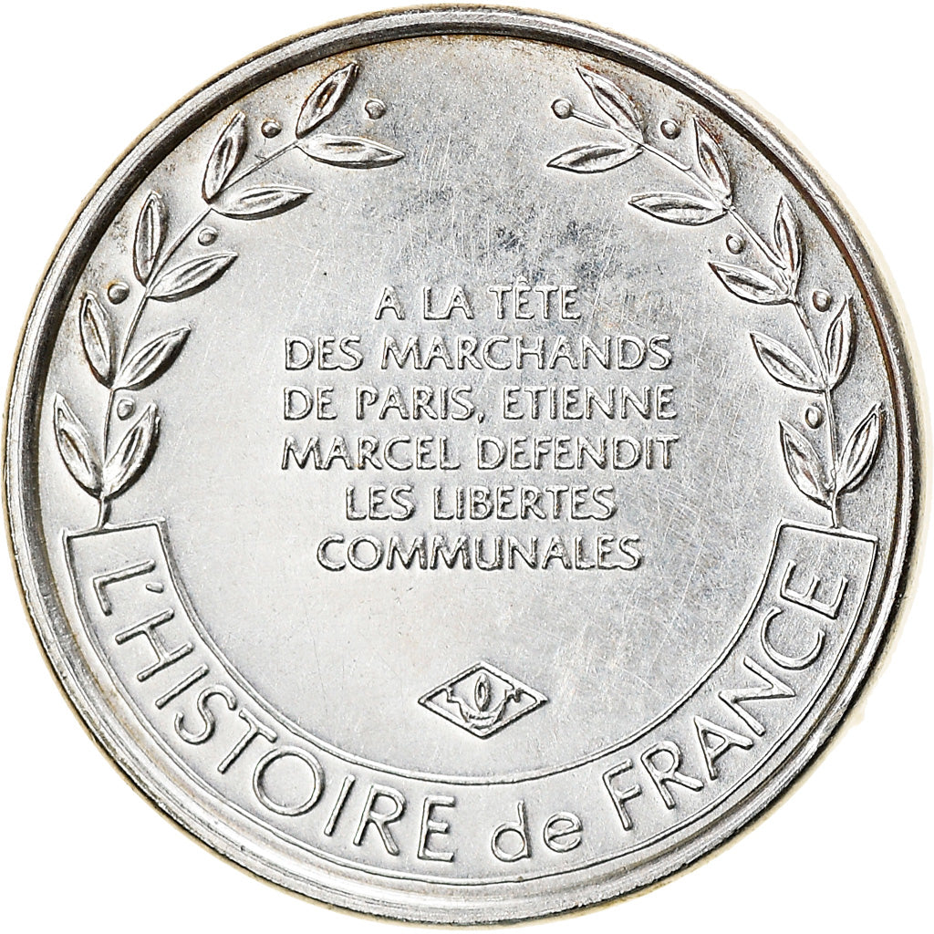 France, Medal, Etienne Marcel, Prévost des Marchands de Paris, History, MS(63)