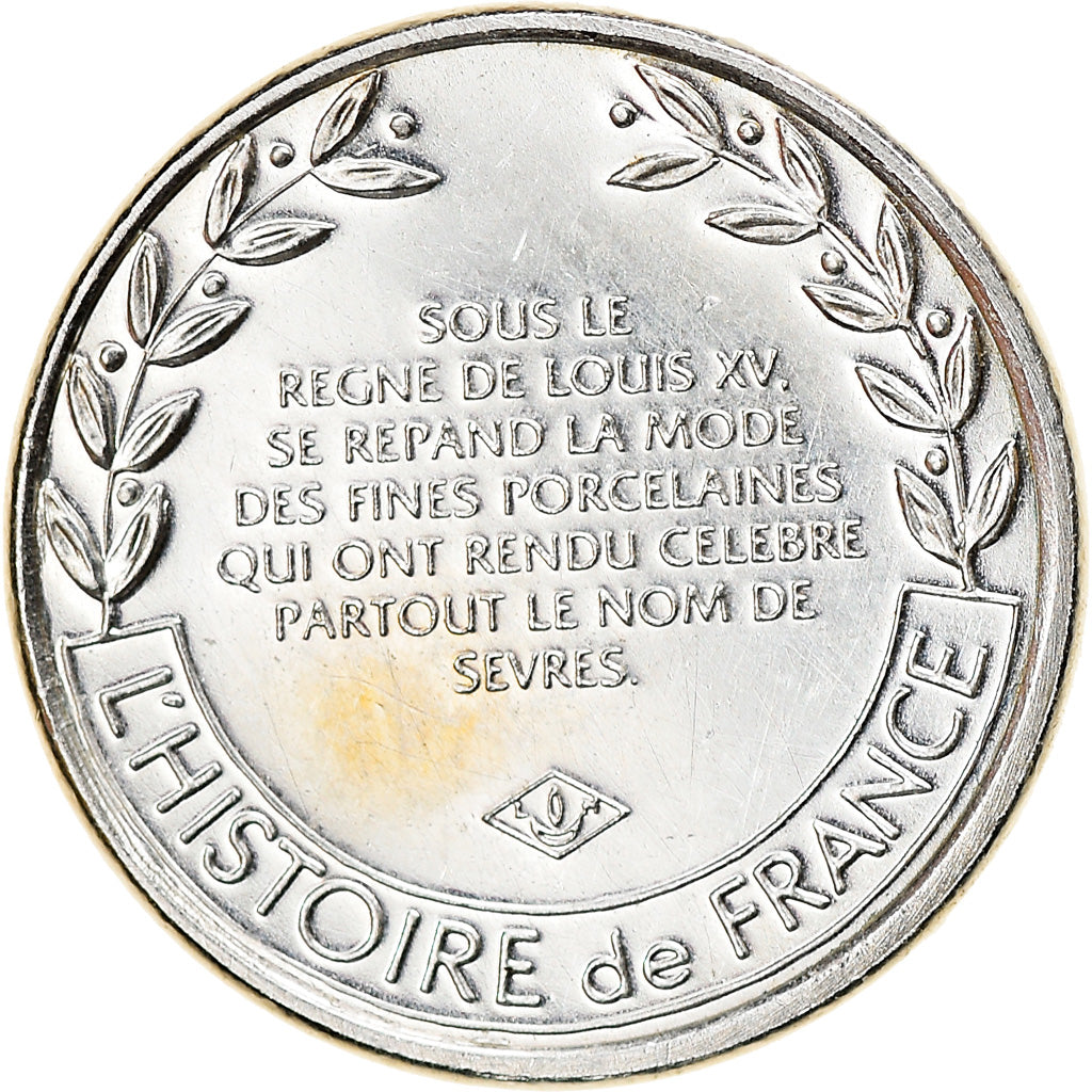 Francia, medaglia, Louis XV, Manufacture de Sèvres, History, SPL, Argento