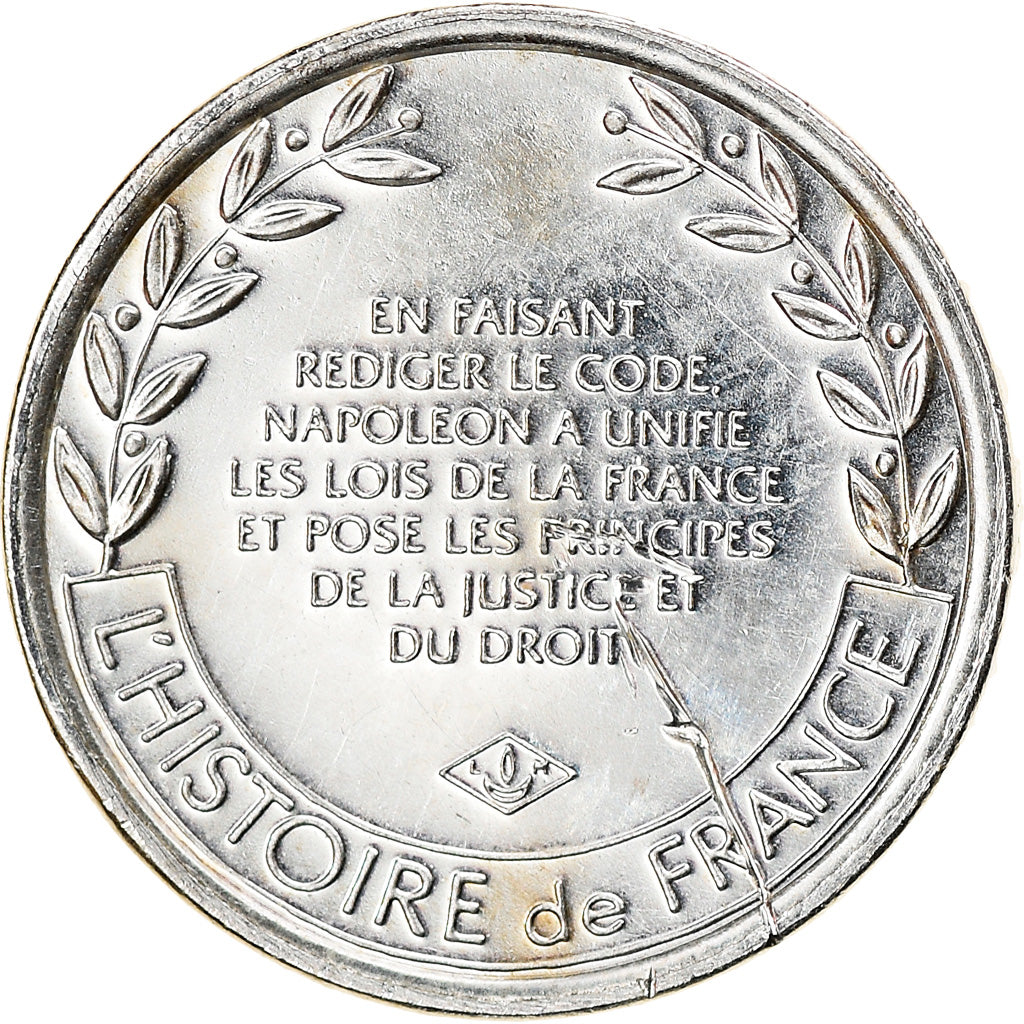 France, Medal, Napoléon Ier, Code Civil (1804), History, MS(63), Silver