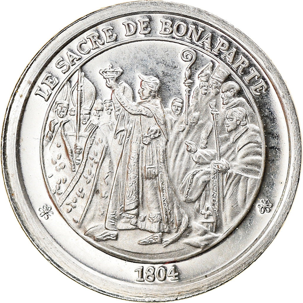 France, Medal, Le Sacre de Napoléon Bonaparte, History, MS(63), Silver