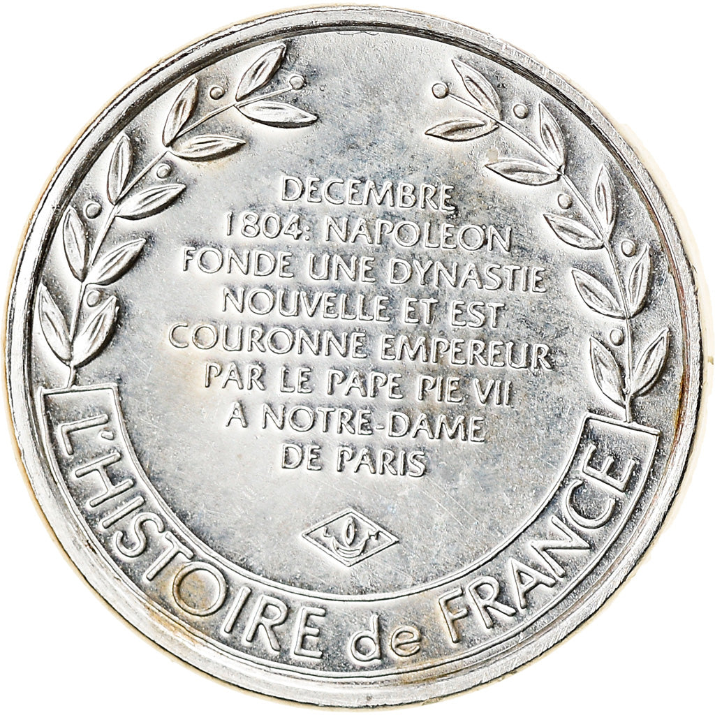 France, Medal, Le Sacre de Napoléon Bonaparte, History, MS(63), Silver