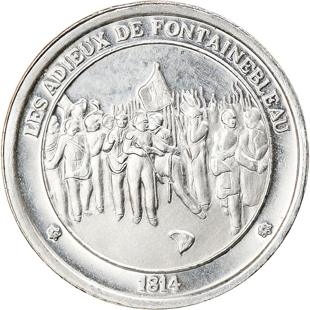Francja, Medal, Napoléon Ier, Adieux de Fontainebleau (1814), Historia, MS(63)